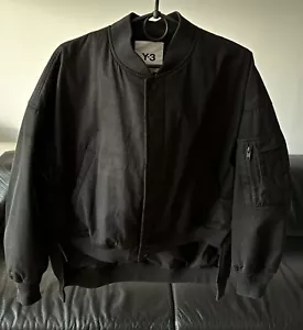 Y-3 Yohji Yamamoto Bomber Giacca Nero 2XS - Foto 1 di 6