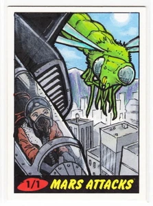 2012 TOPPS MARS ATTACKS HERITAGE 50th Anniversary Van Davis 1/1 Sketch Card - Picture 1 of 1