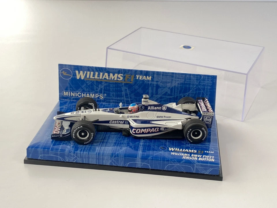 Jenson Button 2000 Minichamps 1:43 Williams BMW FW22 F1 Model Car - Image 1 of 1