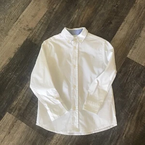 BOYS SHIRT SIZE 6 BY CHAPS WHITE BUTTON UP - Picture 1 of 5