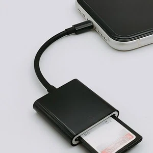 For iPhone ipad Black 8pin to SD Card Camera Reader Adapter Cable Memory Card - Picture 1 of 5