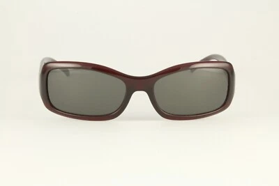 Gafas de sol Chanel 6024 c.730 rojas borgoña plateadas 57 mm auténticas raras Italia Foto 1 de 4