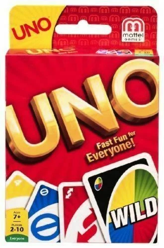 Mattel UNO Card Game With Customisable Wild Cards 42003