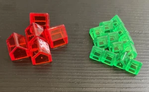 2012 Monopoly Millionaire Game Replacement Parts/Pieces- 13 HOUSES & 5 HOTELS - Picture 1 of 1