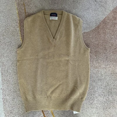 Chaleco Mark Shale Para Hombre Talla M Lana de Cordero Pura Cuello en V De Colección Hecho en Escocia Foto 1 de 2