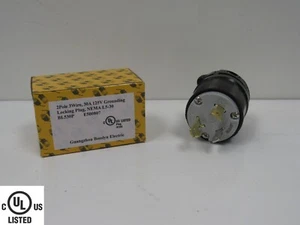 NEMA L5-30P Generator RV Plug, 2P 3 Wire, 30A 125V Locking Plug, UL LISTED! - Picture 1 of 5