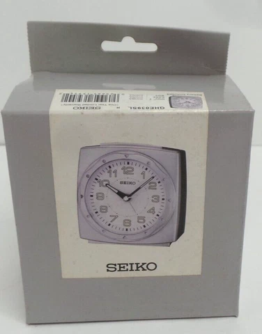 SEIKO ALARM CLOCK QHE039SLH    (G124691-6O (N) BY-111) Cover