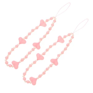 2 Pcs Mobile Phone Chain Ornaments Grip Lanyard Wrist Hand Strap - Zdjęcie 1 z 12