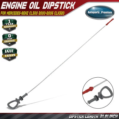 Engine Oil Dipstick for Mercedes-Benz CL500 2000-2006 CLK320 CLK430 E320 E430 - Image 1 of 4