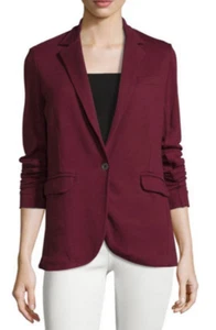 New Grey State Ladies Knit Blazer Mars Red Size Small - Picture 1 of 2
