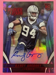 2015 Panini Rookies & Stars Randy Gregory Auto Longevity Team Logo Type /99 RC - Picture 1 of 3