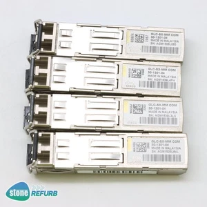 4x Cisco SFP Transceiver GLC-SX-MM 30-1301-04 (CNUIAFJAAC) 1000BASE-SX - Picture 1 of 5