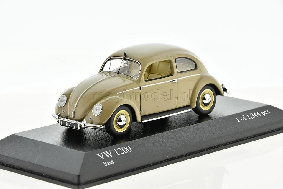 VOLKSWAGEN 1200 Export Grey 1951 1/43 MINICHAMPS 431051202