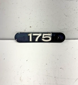 Yamaha CT2 CT3 175 OEM Exhaust Heat Shield Emblem / Badge + Hardware (1972-73) - Bild 1 von 2