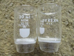2 Stück Pyrex Borosilikat 30 ml Gooch Tiegel Fritte Scheibe M - ASTM 10-15 - Bild 1 von 6