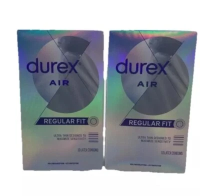 20 condones de aire Durex ajuste regular caucho transparente látex caducan 28/11 Foto 1 de 4