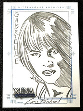 2004 Xena Art & Images SketchaFEX Card Featuring Gabrielle Drawn by Cris Bolson