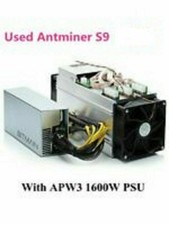 Bitmain Antminer S9       13.5TH/s w/PSU (USED)       Mining Bitcoin Kit