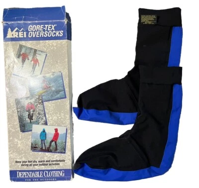 REI Gore-Tex Oversocks Size 9 Blue and Black - Image 1 of 4