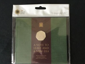 BREXIT Withdrawal From The European Union 2020 Royal Mint 50p Sealed Coin Pack - Picture 1 of 4