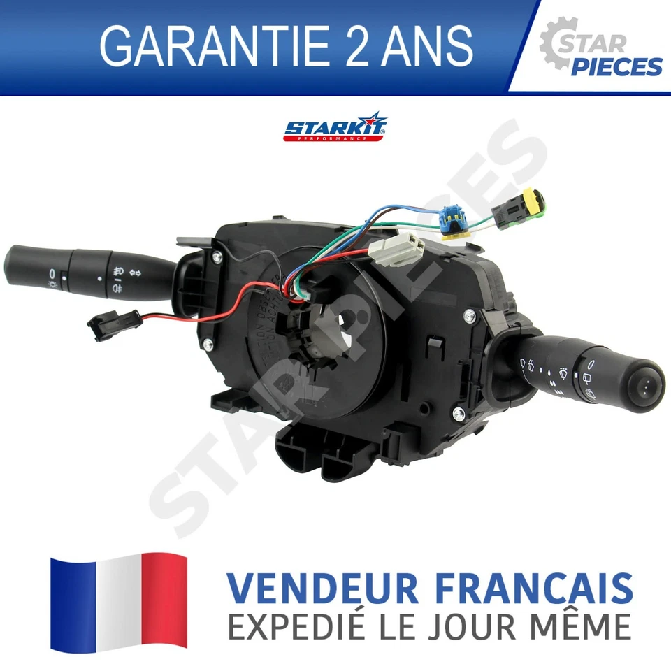 CONTACTEUR TOURNANT + COMMODO GAUCHE DROIT RENAULT MEGANE 2 2002-2009 8200216462 - Imagen 1 de 4
