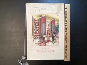 1939 Waldorf Astoria Speisekarte signiert von Xavier Cugat - Bild 1 von 16