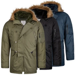 Teesar Mil-Tec parka de invierno aviador chaqueta de piloto chaqueta de lluvia EE. UU. chaqueta de lluvia - Imagen 1 de 7