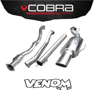 Cobra Exhaust 3" Turbo Back & Sport-Cat Vauxhall Astra G Turbo Coupe 98-04 VZ10b - Picture 1 of 2