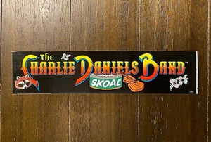 Charlie Daniels Band Autoaufkleber 1980er Vintage Skoal Violine Waschbär NOS - Bild 1 von 2