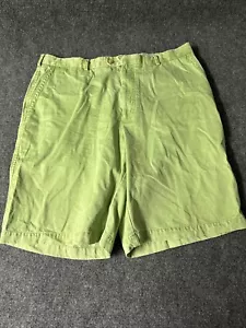 Peter Millar pantaloncino golf chino davanti piatto uomo 38 verde 9" cuciture interne cotone pima - Foto 1 di 12