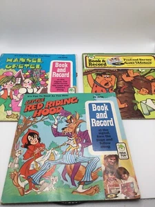 Childrens Book and Records 45 RPM Peter Pan Records Lot VTG - Picture 1 of 6