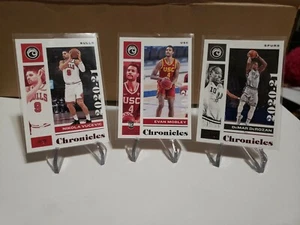 EVAN MOBLEY Rookie RC + DeMAR DeROZAN Pink SP + NIKOLA VUCEVIC Pink SP USC - Bild 1 von 5