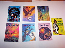 1994 KEN BARR THE BEAST WITHIN COMIC IMAGES 6 INSERT FOIL CARD SET FANTASY ART