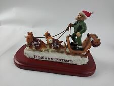 A & M By College Treasures Texas A & M University 2001 MASCOT Holiday Sleigh 