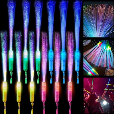12 Piece LED Glow Sticks, Glow Sticks, Glow Fronds Party Set with Multi Party - Image 1 of 4