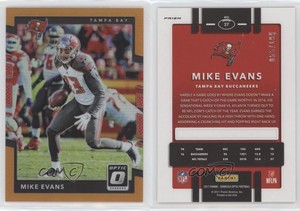2017 Donruss Optic Orange Prizm /199 Mike Evans #27