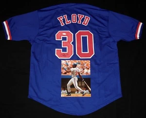 CLIFF FLOYD AUTOGRAPHED JERSEY (MONTREAL EXPOS) - JSA COA! + FREE SIGNED PHOTO! - Picture 1 of 4