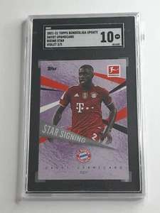 Topps Dayot Upamecano Numbered /5 SGC 10 Graded Card Bayern München France - Bild 1 von 9