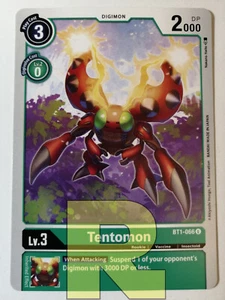 Tentomon ® BT1-066 U ® Non Comune ® DIgimon Ver.1.0 ® Inglese - Imagen 1 de 1