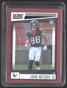 2022 Score Red John Metchie III Rookie 291/499 Houston Texans #387