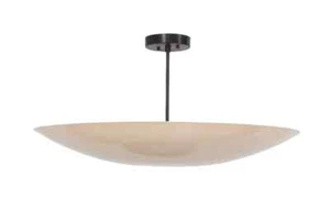 6 Light Elegant Ceiling Flushmount light Pendant Mid Century Modern Raw Brass - Picture 1 of 4