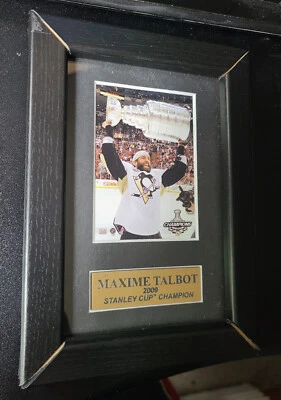 匹兹堡企鹅队斯坦利杯 2009 Max Talbot Highland Mint Framed Made in USA — 第 1/3 张图片