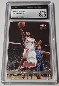 2006-07 Fleer Ultra LeBron James #26 CSG (CGC) NM/Mint+ 8.5 - Picture 1 of 2