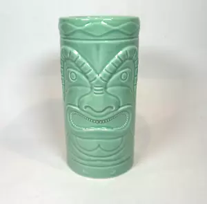 Bacardi Anejo Rum Mint Green Tiki Mug 2019 - Ceramic - Warrior Totem - UNUSED - Picture 1 of 11