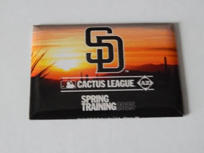2025 ENTRENAMIENTO DE PRIMAVERA LIGA DE CACTUS SAN DIEGO PADRES MLB EQUIPO OFICIAL IMÁN Foto 1 de 4