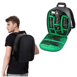 Shockproof Camera SLR Bag Photography Backpack Travel Rucksack for Nikon canon - Picture 1 of 10
