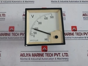 AE Analog Voltmeter 96X96 0-500V 50-60HZ - Picture 1 of 6