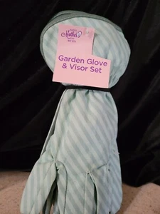 Garden Gloves and Sun Visor Set  New with Tags GREAT GIFT - Picture 1 of 4