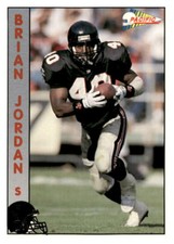 1992 Pacific #335 Brian Jordan NM Near Mint Falcons