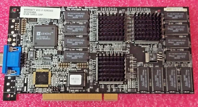 Rare Atari 3DFX Quantum3D Voodoo2 10MB VGA PCI GPU Video Card DOS Retro #AZ2C - Image 1 of 4